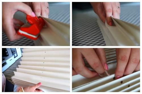 Жалюзи своими руками из обоев. Варианты изготовления жалюзи 02