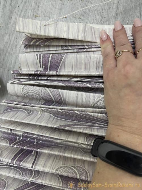 Вертикальные жалюзи из обоев. Инструкция по изготовлению жалюзи: