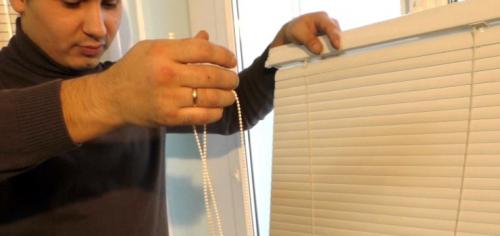 Как снять жалюзи с леской. Ремонт горизонтальных жалюзи своими руками