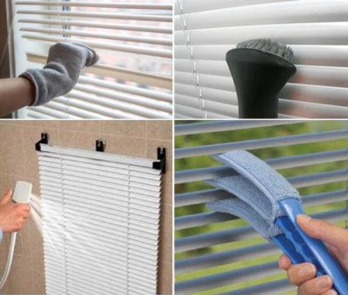 Моем алюминиевые жалюзи за пять минут. Секреты ухода за жалюзи 02