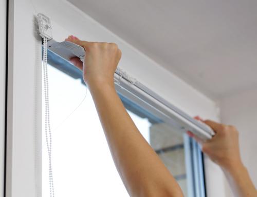 Установка жалюзи INTEGRA g-form. Установка горизонтальных жалюзи