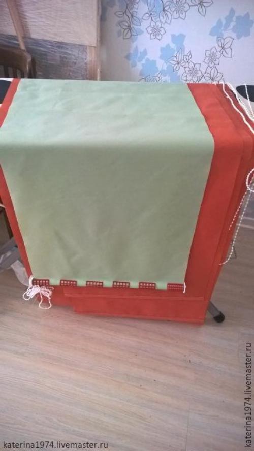 Как сделать самим шторы рулонные. Раскрой полотна для рольшторы 08