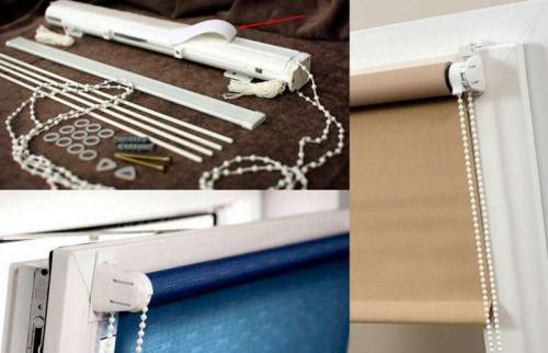 Как установить рулонные жалюзи на пластиковое окно. Разновидности по функционалу