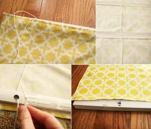 Рулонная штора своими руками за пару часов. Самый простой и удобный способ сшить рулонные шторы 16