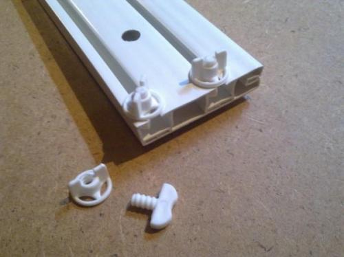 Как укоротить металлический карниз для штор. Элементы конструкции