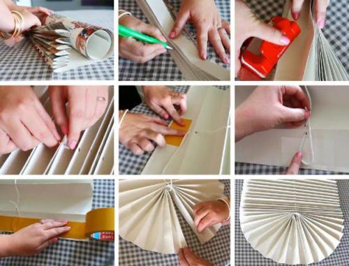 Занавески из бумаги своими руками. Изготовление занавесов 01 Занавески из бумаги своими руками. Изготовление занавесов 01