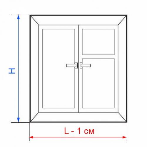 Замер горизонтальных жалюзи. Производим замер