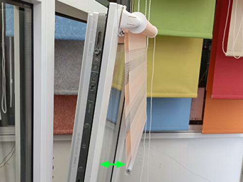 Как установить рулонные жалюзи. Крепление рулонной шторы на пластиковые окно 12