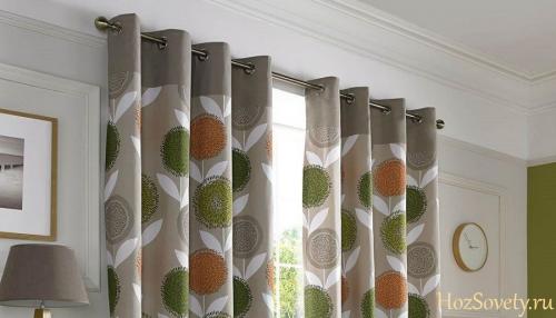 Как стирать шторы с люверсами