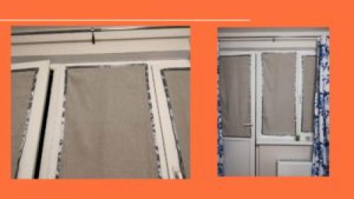 Рулонные шторы своими руками на липучке. Как сделать римскую штору от солнца на окно на липучке: инструкция, фото, цена