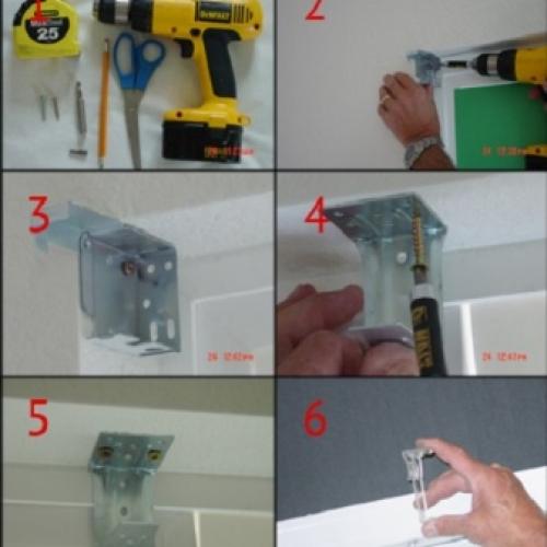 Монтируем вертикальные жалюзи на пластиковые окна. Варианты размещения 03