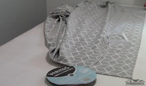 Как уменьшить римскую штору. Как сшить римскую штору: пошаговая инструкция