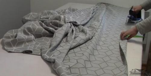 Как уменьшить римскую штору. Как сшить римскую штору: пошаговая инструкция