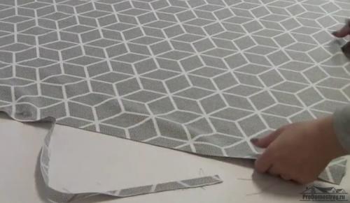 Как уменьшить римскую штору. Как сшить римскую штору: пошаговая инструкция