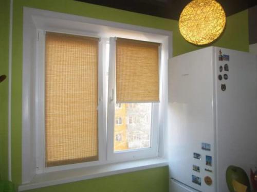 Как выбрать рулонные шторы на кухню. Как определить нужный размер