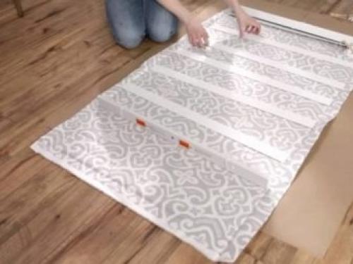 Жалюзи из обоев своими руками за 8 шагов. Как сделать жалюзи из обоев (бумажные шторы) 05