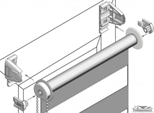 Как установить жалюзи рулонные. Как установить рулонные шторы: пошаговая инструкция с описанием процесса