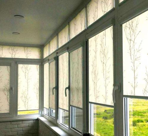 Жалюзи на панорамные окна. Форма и размеры окна