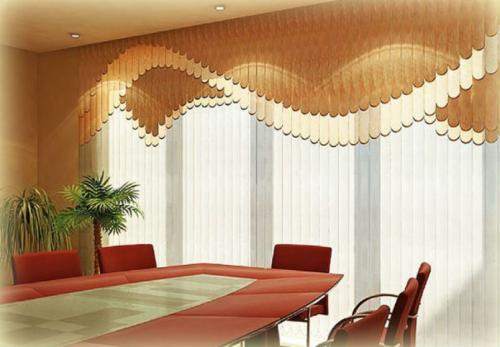 Мульти вертикальные жалюзи. Мультифактурные вертикальные жалюзи в интерьере