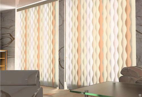 Вертикальные жалюзи в интерьере. Интересная палитра 01 Вертикальные жалюзи в интерьере. Интересная палитра 01