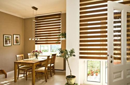 Как повесить жалюзи день-ночь. О рулонных шторах День Ночь на пластиковые окна