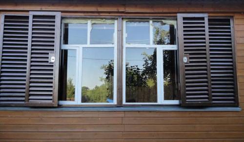 Металлические ставни на окна своими руками. Разновидности ставней