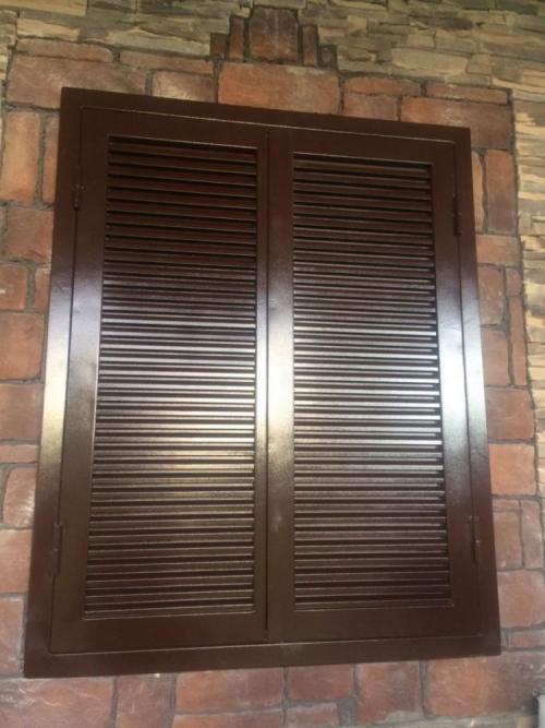 Ставни на окна металлические. Ставни из металла