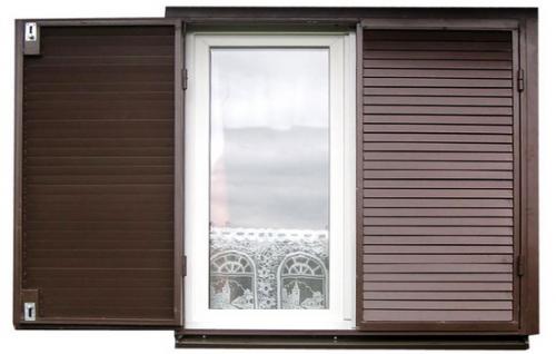 Ставни металлические оконные. Разновидности ставней