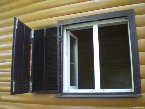 Ставни из металла. Металлические