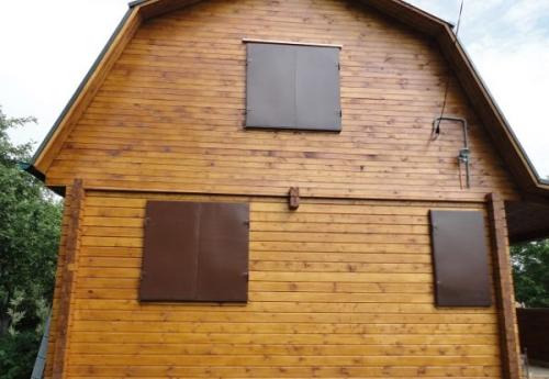 Ставни из металла. Металлические