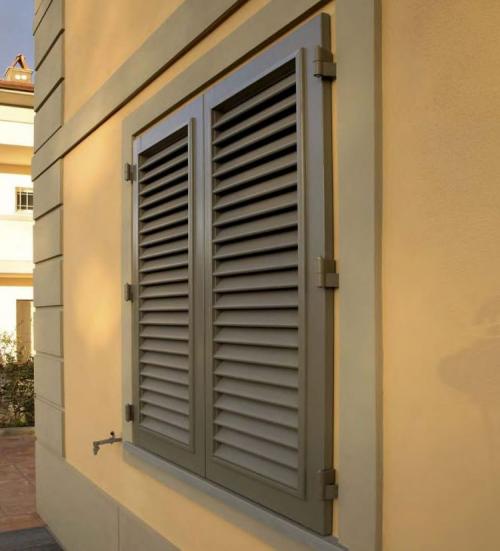 Ставни на окна металлические. Ставни из металла