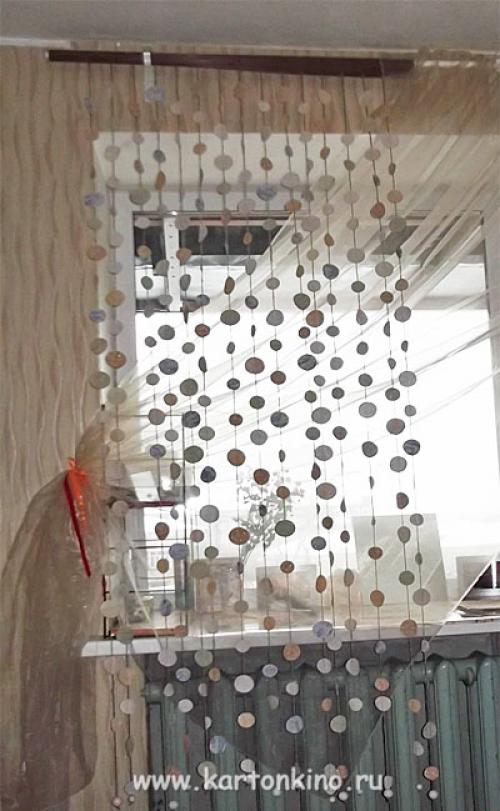 Как сделать вертикальную штору из картона своими руками. Декоративная шторка. Конкурсный мастер-класс