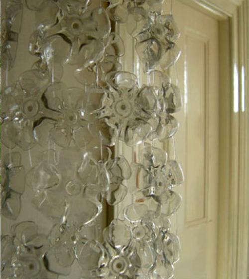 Жалюзи своими руками из пластиковых бутылок. Штора из пластиковых колец