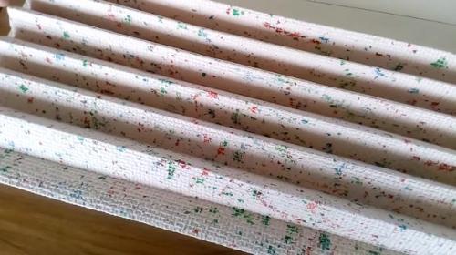 Римские шторы из обоев своими руками. Классический способ