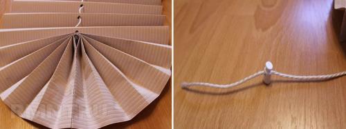 Бумажные шторы своими руками на кухне. Последовательность выполнения работ 04 Бумажные шторы своими руками на кухне. Последовательность выполнения работ 04