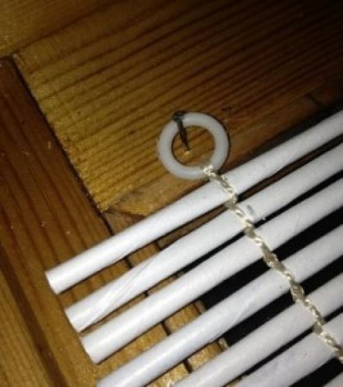 Бумажные жалюзи своими руками. Мастер-класс №1: Жалюзи-плиссе из обоев 14