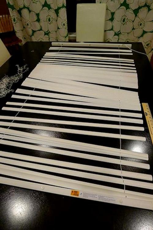 Римские шторы своими руками без шитья. Римские шторы из жалюзи без шитья